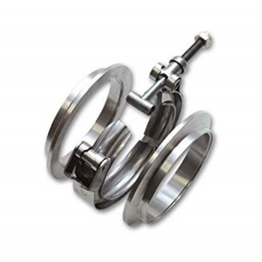 Bild von 3.5" O.D. rør - 4.13" flange O.D. Aluminium V-band flanger - Vibrant Performance