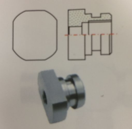 Bild von Flachseitige Bremsortung M10x1.0