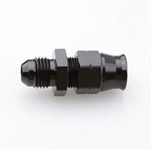 Bild von Straight Tube to Male AN-Adapter - Schwarz