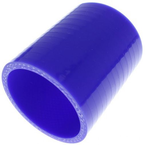 Bild von Gerader Silikonschlauch - Blau 2 "- 51mm.