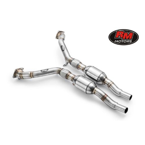 Bild von VAG Audi S4, RS4, A6, S6, Allroad 2.7 T - Downpipe - med lyddæmer