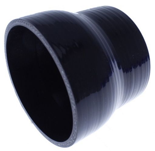 Bild von Silikonreduzierung - Schwarz 70-80 mm (2,75 "-3,15")