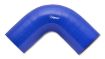 Bild von Vibrant 4.5in I.D. x 3in Long Gloss Blue Silicone 90 Degree Elbow