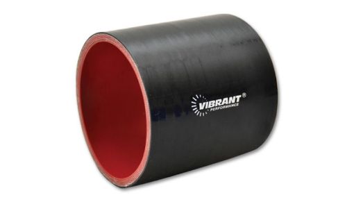 Bild von Vibrant 2-3/8in I.D. x 3in Long Gloss Black Silicone Hose Coupling