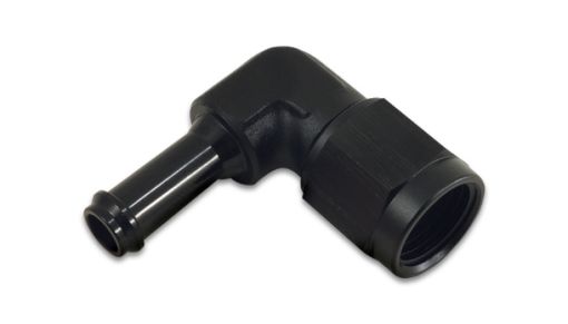 Bild von Vibrant -8AN to 1/2in Hose Barb 90 Degree Adapter - Anodized Black