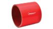 Bild von Vibrant 4 Ply Reinforced Silicone Straight Hose Coupling - 1in I.D. x 3in long (RED)