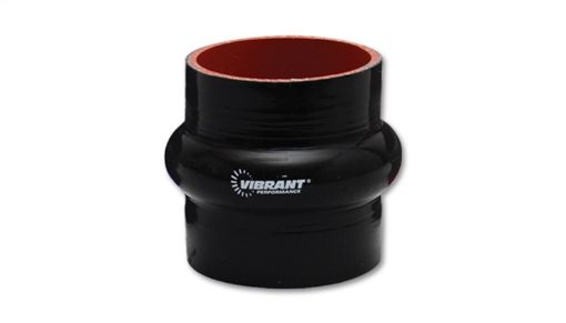 Bild von Vibrant 4 Ply Reinforced Silicone Hump Hose Connector - 1.5in I.D. x 3in long (BLACK)