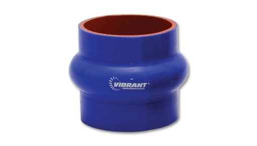 Bild von Vibrant 4 Ply Reinforced Silicone Hump Hose Connector - 1.5in I.D. x 3in long (BLUE)