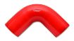 Bild von Vibrant 4 Ply Reinforced Silicone Elbow Connector - 2.25in I.D. - 90 deg. Elbow (RED)