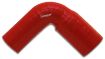 Bild von Vibrant 4 Ply Reinforced Silicone 90 degree Transition Elbow - 2.5in I.D. x 2.75in I.D. (RED)