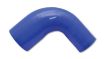 Bild von Vibrant 4 Ply Reinforced Silicone 90 degree Transition Elbow - 2.75in I.D. x 3in I.D. (BLUE)