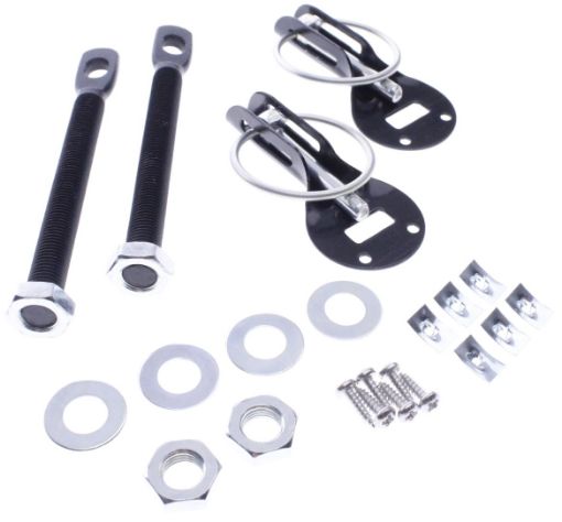 Bild von Alloy competition bonnet pin kit - Black