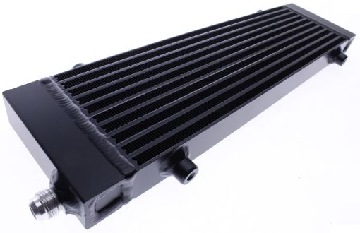 Bild von Universal Dual Pass bar & Plate Oil Cooler - Large - Sort - AN10 - High Flow