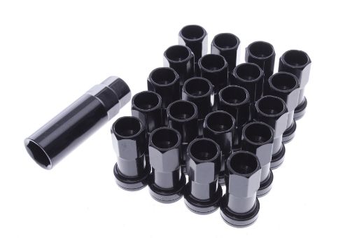 Bild von Steel Wheel nuts - M12*1.5 - Black - Set of 20 pc.