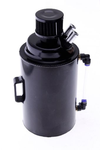 Bild von Ölfangtank - Rundes Silber - 2L - BLACK