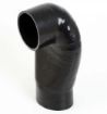 Bild von Cobra head - 90 Grad Silikonbiegung - Schwarz 3 "- 76mm.