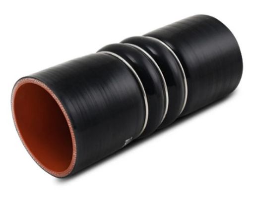 Bild von 2,5" / 63mm Silicone Hump Hose w/3 SS Rings - Length 152,4mm. - Black