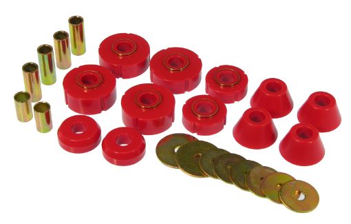 Bild von Prothane 67 - 72 Chevy C10 Body Mount Kit - Red