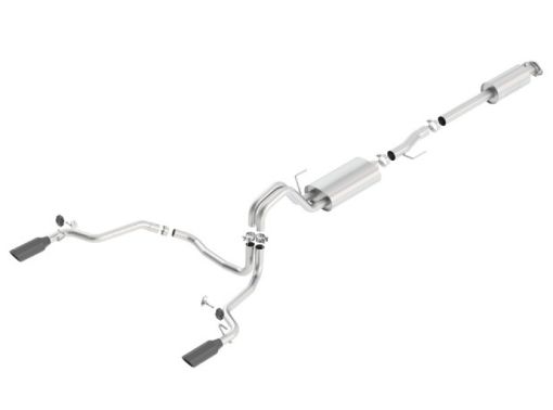 Bild von Borla 15 - 17 F - 150 2.73.5L V6 EcoBoost 5.0L V8 Black Chrome Cat - Back Touring Exhaust