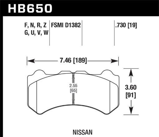 Bild von Hawk DTC - 80 09 - 11 Nissan GT - R Motorsports Front Brake Pads