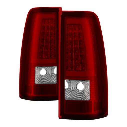 Bild von xTune Chevy Silverado 150025003500 99 - 02 Version 3 Tail Lights Red Clear ALT - ON - CS99V3 - LBLED - RC