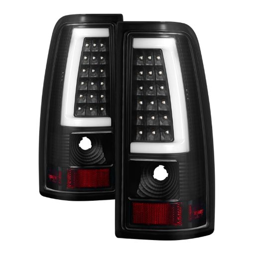 Bild von xTune Chevy Silverado 150025003500 99 - 02 Version 3 Tail Lights Black ALT - ON - CS99V3 - LBLED - BK