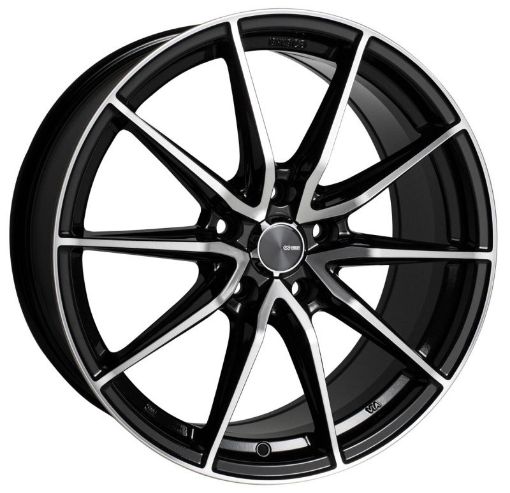 Bild von Enkei DRACO 17x7.5 5x114.3 45mm Offset 72.6mm Bore Black Machined Wheel