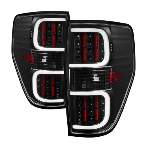 Bild von xTune Ford F150 09 - 14 LED Tail Lights - Black ALT - ON - FF15009 - LBLED - BK