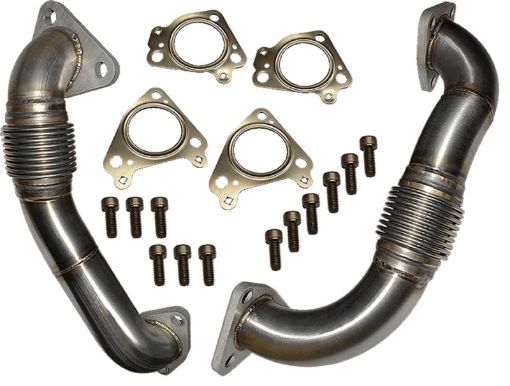 Bild von ATS Diesel 2001 - 2015 GM 6.6L Duramax Up Pipe Direct Replacement Kit (Driver Pass Side Incl. HW)