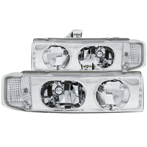 Bild von ANZO 1995 - 2005 Chevrolet Astro Van Crystal Headlights Chrome 1pc