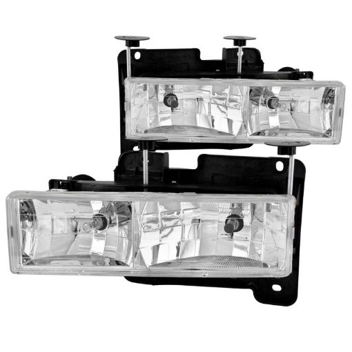 Bild von ANZO 1988 - 1998 Chevrolet C1500 Crystal Headlights Chrome