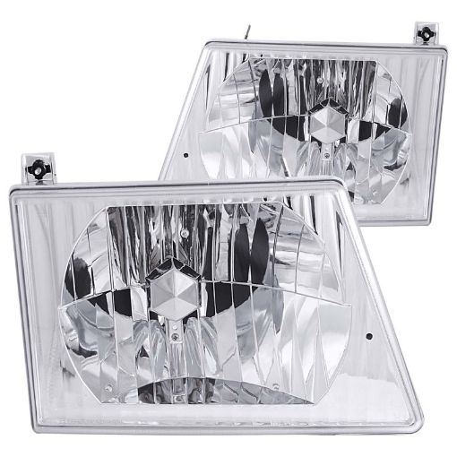 Bild von ANZO 1992 - 2006 Ford Econoline Crystal Headlights Chrome