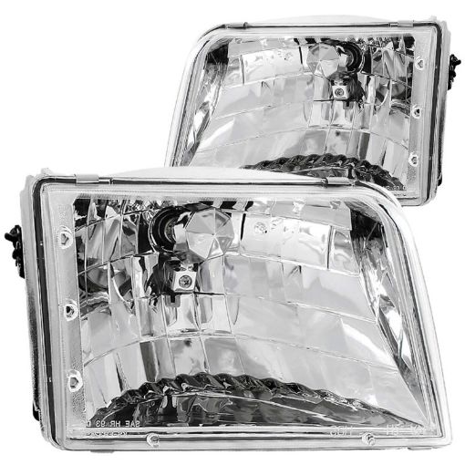 Bild von ANZO 1993 - 1997 Ford Ranger Crystal Headlights Chrome