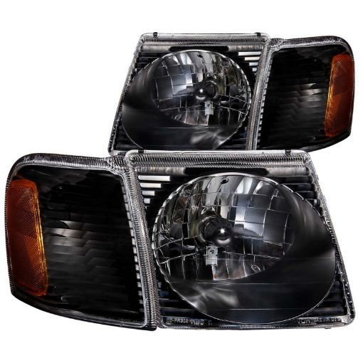 Bild von ANZO 2001 - 2005 Ford Explorer Crystal Headlights Black