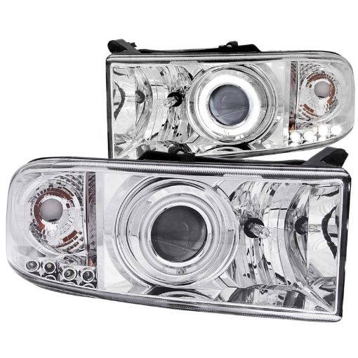 Bild von ANZO 1994 - 2001 Dodge Ram Projector Headlights w Halo Chrome