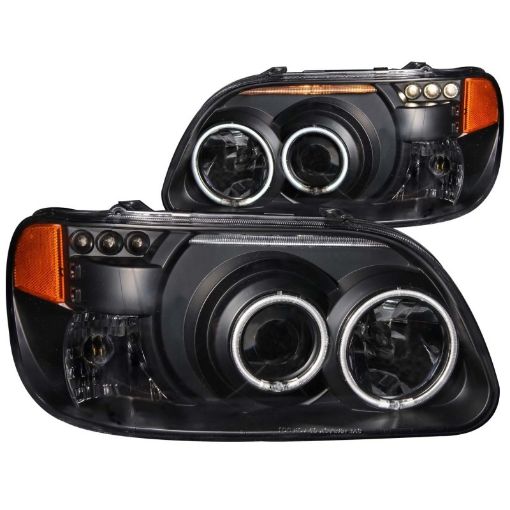 Bild von ANZO 1995 - 2001 Ford Explorer Projector Headlights w Halo Black 1 pc