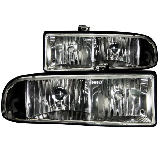 Bild von ANZO 1998 - 2005 Chevrolet S - 10 Crystal Headlights Black