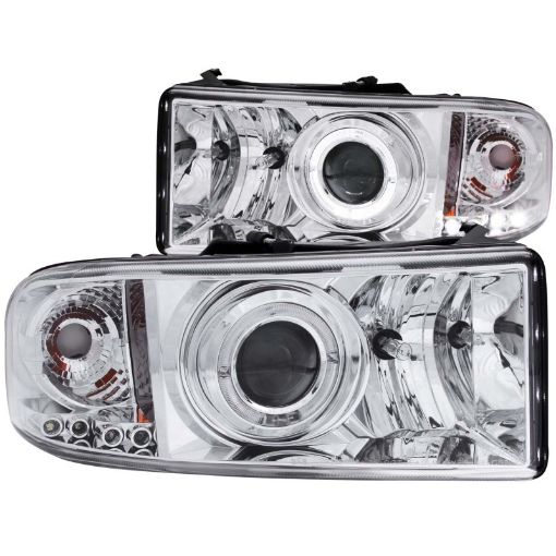 Bild von ANZO 1994 - 2001 Dodge Ram Projector Headlights w Halo Chrome