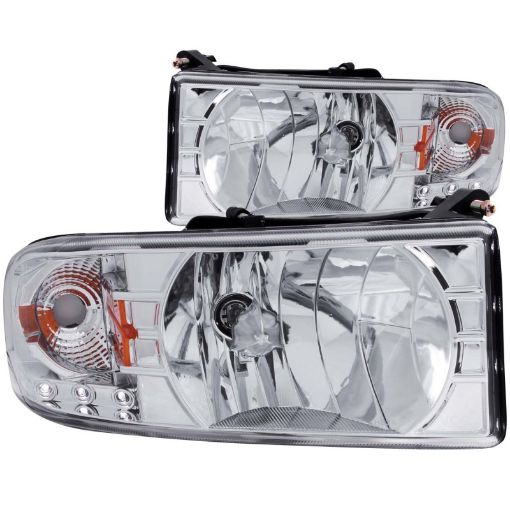 Bild von ANZO 1994 - 2001 Dodge Ram Crystal Headlights Chrome w LED