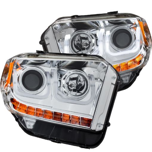 Bild von ANZO 2014 - 2016 Toyota Tundra Projector Headlights w U - Bar Chrome