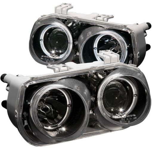 Bild von ANZO 1994 - 1997 Acura Integra Projector Headlights w Halo Black