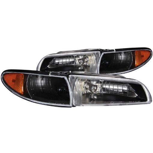 Bild von ANZO 1997 - 2003 Pontiac Grand Prix Crystal Headlights Black