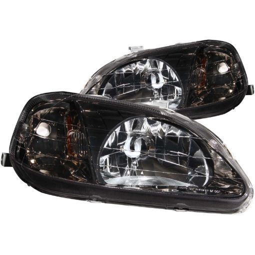 Bild von ANZO 1999 - 2000 Honda Civic Crystal Headlights Gun - Metal Gray