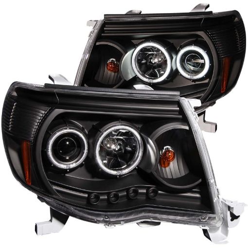 Bild von ANZO 2005 - 2011 Toyota Tacoma Projector Headlights w Halo Black