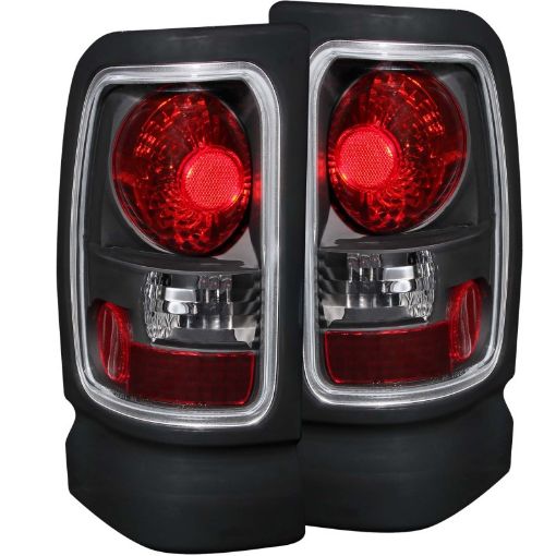 Bild von ANZO 1994 - 2001 Dodge Ram Taillights Black