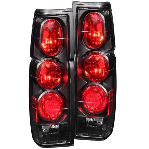 Bild von ANZO 1986 - 1997 Nissan Hardbody Taillights Black