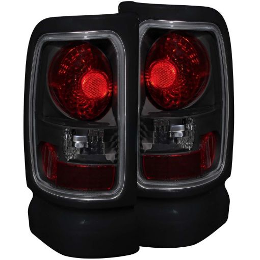 Bild von ANZO 1994 - 2001 Dodge Ram Taillights Dark Smoke