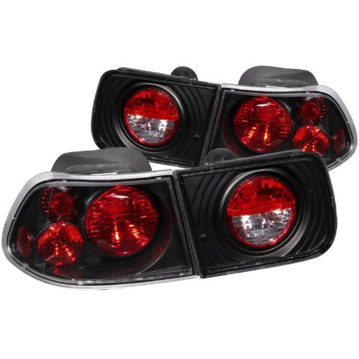 Bild von ANZO 1996 - 2000 Honda Civic Coupe Taillights Black