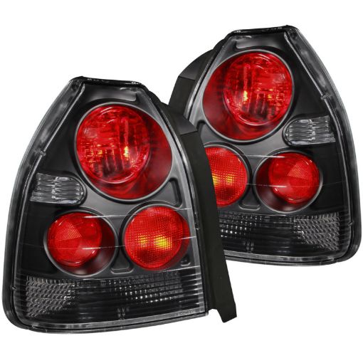 Bild von ANZO 1996 - 2000 Honda Civic Taillights Black