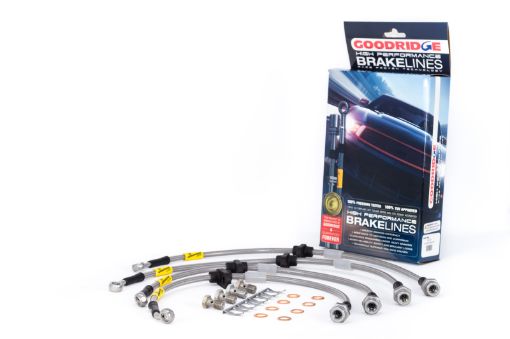 Bild von Goodridge 99 - 00 Honda Civic Si (wRear Disc) Stainless Steel Brake Line Kit